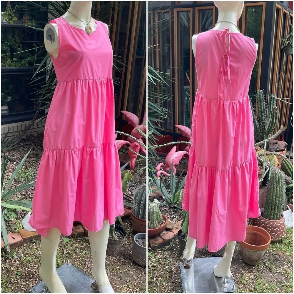 Pink Sans Souci Maxi Dress Size Small